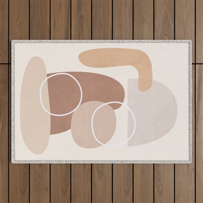Abstract Shapes No 26 Outdoor Rug Gallery Image 1