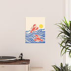 Lobsters Frolicking in the Ocean Waves Poster Gallery Image 2