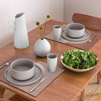 Terracotta Minimalist Artwork with Moon Placemat Gallery Image 2