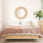 Terracotta Minimalist Artwork with Moon Duvet Cover Gallery Image 3