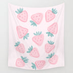 Sweet Strawberries Wall Tapestry Gallery Image 4