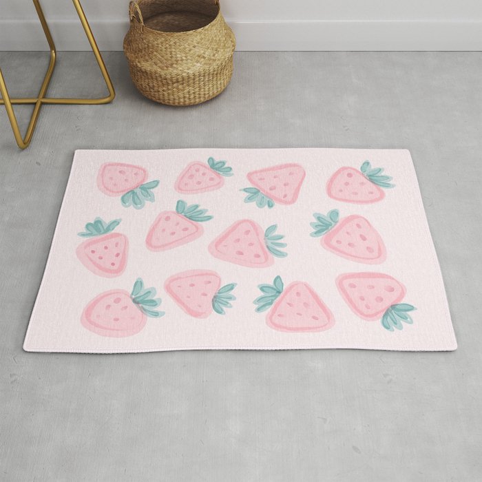 Sweet Strawberries Rug Gallery Image 1