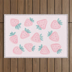 Sweet Strawberries Outdoor Rug Gallery Image 1