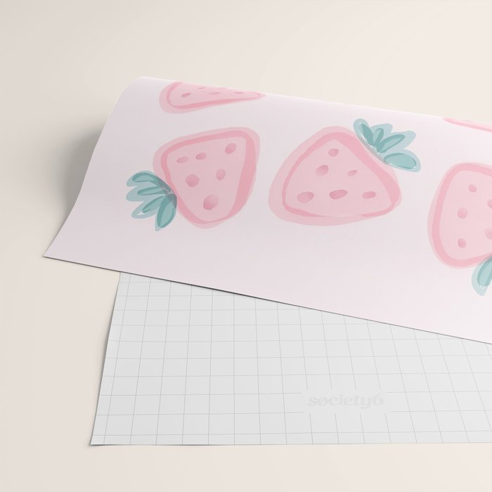 Sweet Strawberries Wrapping Paper Gallery Image 2