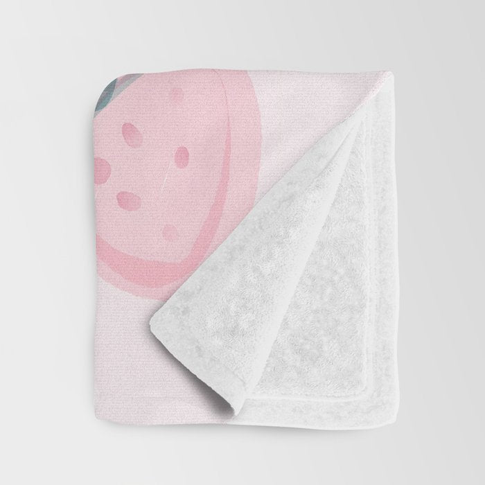 Sweet Strawberries Throw Blanket Gallery Image 3