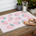 Sweet Strawberries Outdoor Rug Gallery Image 2