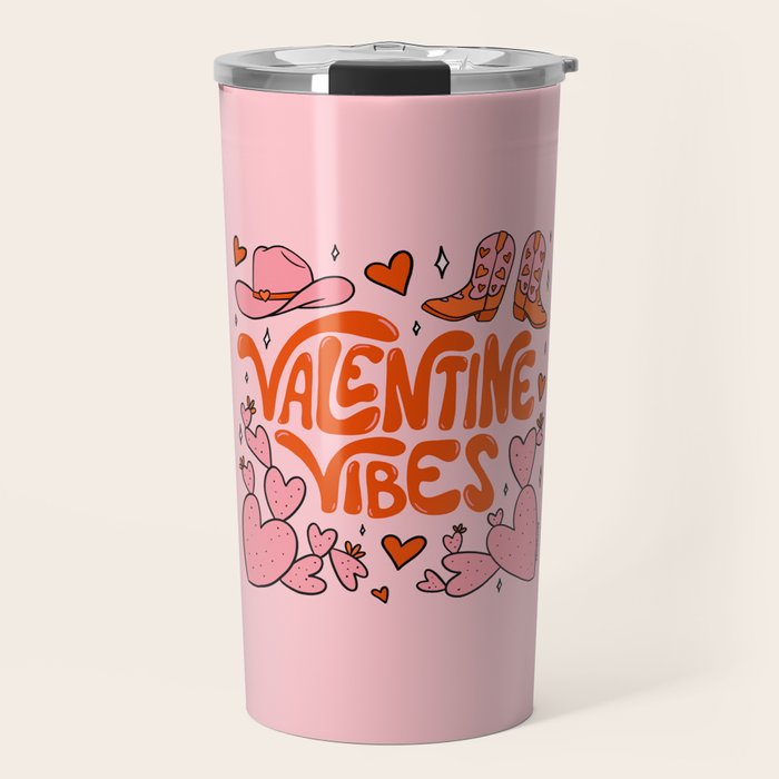 Valentine Vibes Travel Mug Gallery Image 1