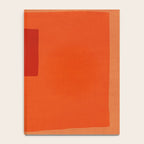 Orange Gray Red Minimalist Abstract Art Notebook Gallery Image 4