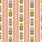 Scandi-Floral Stripes Harvest Coffee Mug Gallery Image 2