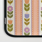 Scandi-Floral Stripes Harvest Laptop Sleeve Gallery Image 3