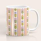 Scandi-Floral Stripes Harvest Coffee Mug Gallery Image 1