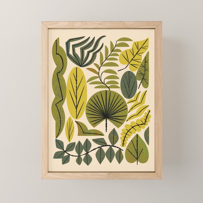 Leaf Collection Mini Art Print Gallery Image 1