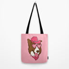 Pink Pony Pup Tote Bag Gallery Image 2