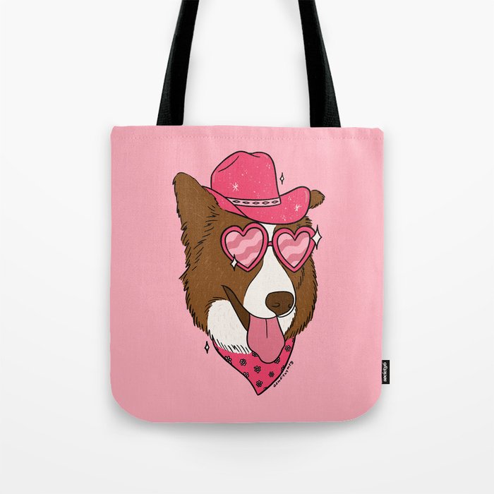 Pink Pony Pup Tote Bag Gallery Image 1