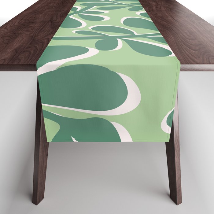 Playful Spring Forest - Green Table Runner Gallery Image 1