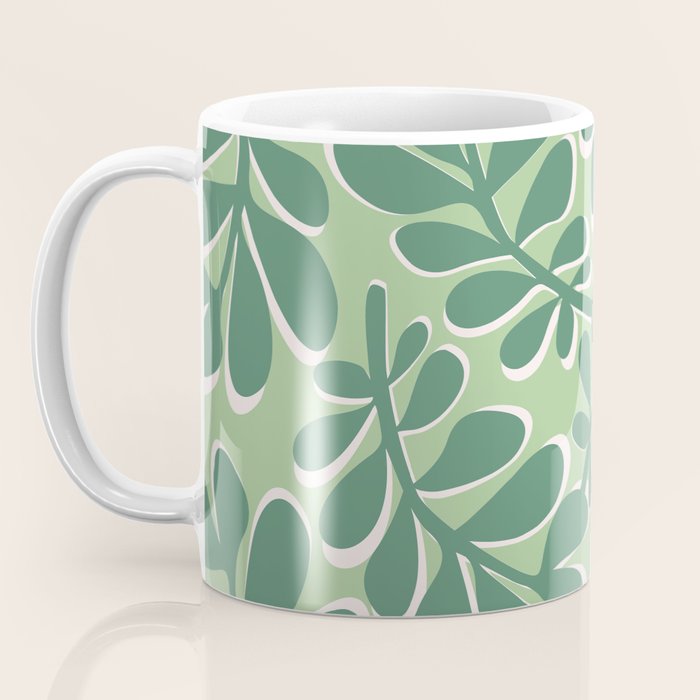 Playful Spring Forest - Green Coffee Mug Gallery Image 3