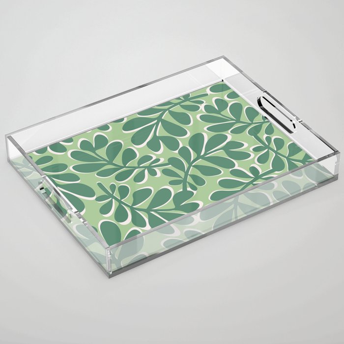 Playful Spring Forest - Green Acrylic Tray Gallery Image 1