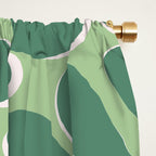 Playful Spring Forest - Green Window Curtain Gallery Image 2
