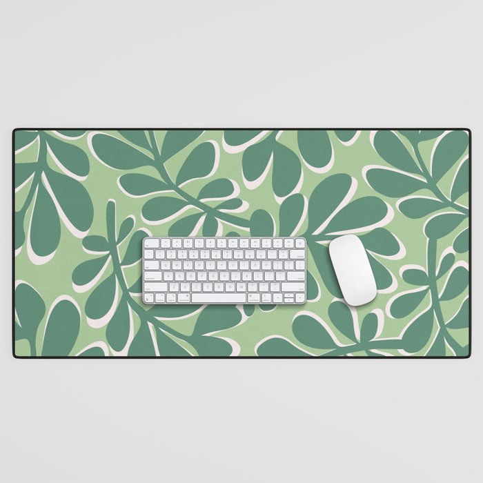 Playful Spring Forest - Green Desk Mat Gallery Image 1