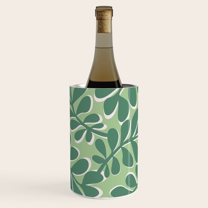 Playful Spring Forest - Green Wine Chiller Gallery Image 1