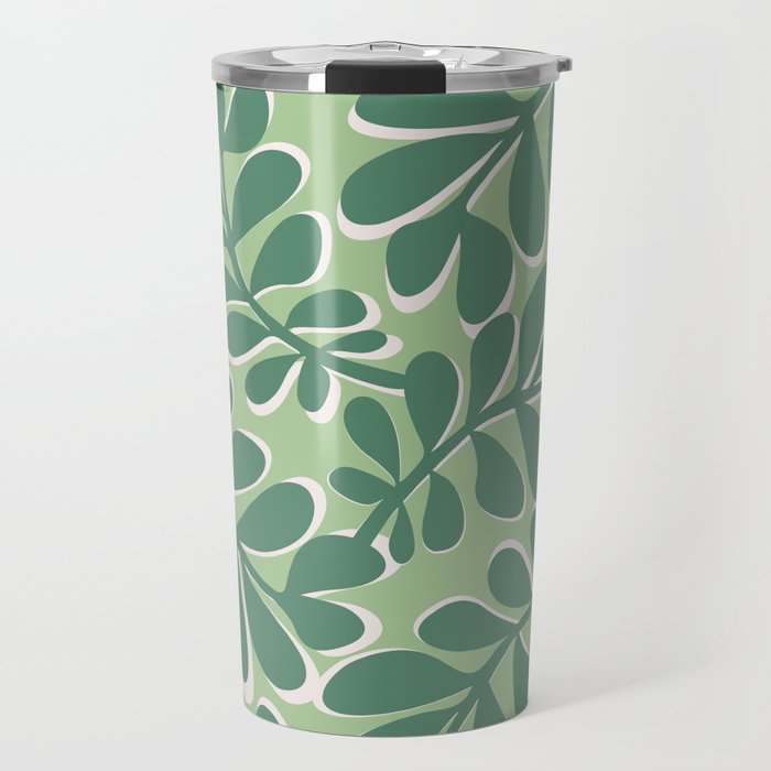 Playful Spring Forest - Green Travel Mug Gallery Image 1