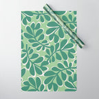 Playful Spring Forest - Green Wrapping Paper Gallery Image 1