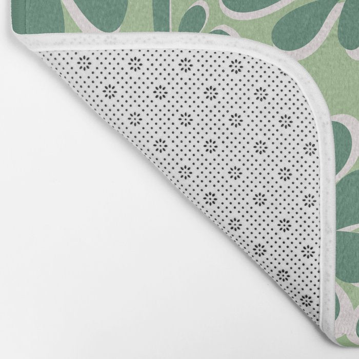 Playful Spring Forest - Green Bath Mat Gallery Image 2