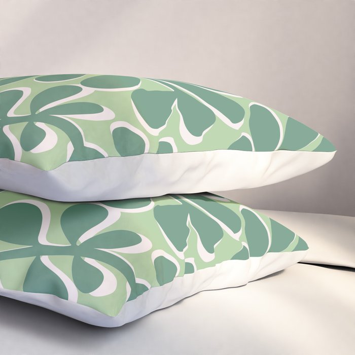 Playful Spring Forest - Green Pillow Sham Gallery Image 3