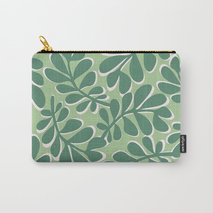 Playful Spring Forest - Green Carry All Pouch Gallery Image 1