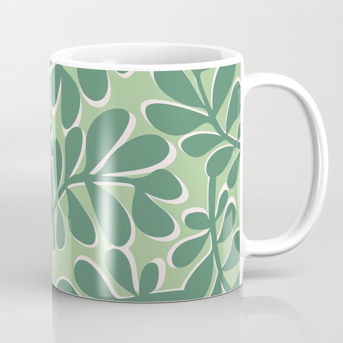 Playful Spring Forest - Green Coffee Mug Gallery Image 1