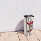 Christmas Stocking Brown And Red Travel Mug Gallery Image 4