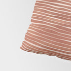 Nomad Terracotta Stripes Pillow Sham Gallery Image 4
