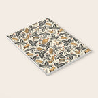 Summer Camping - Black, cream, and gold Notebook Gallery Image 3
