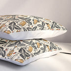 Summer Camping - Black, cream, and gold Pillow Sham Gallery Image 3