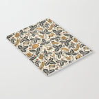 Summer Camping - Black, cream, and gold Notebook Gallery Image 2