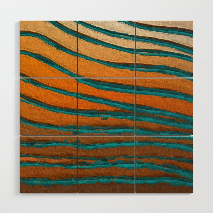 Southwestern Dusk Wood Wall Art Gallery Image 1