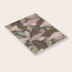 Vintage Art Deco Bat and Flowers Notebook Gallery Image 3