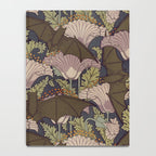 Vintage Art Deco Bat and Flowers Notebook Gallery Image 4