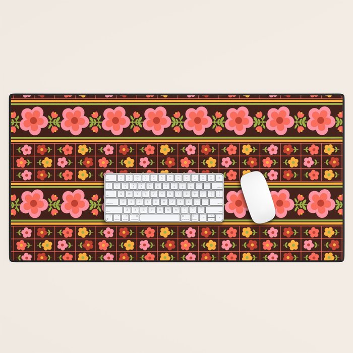 Retro Brownie Desk Mat Gallery Image 1
