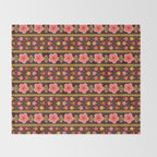 Retro Brownie Throw Blanket Gallery Image 2