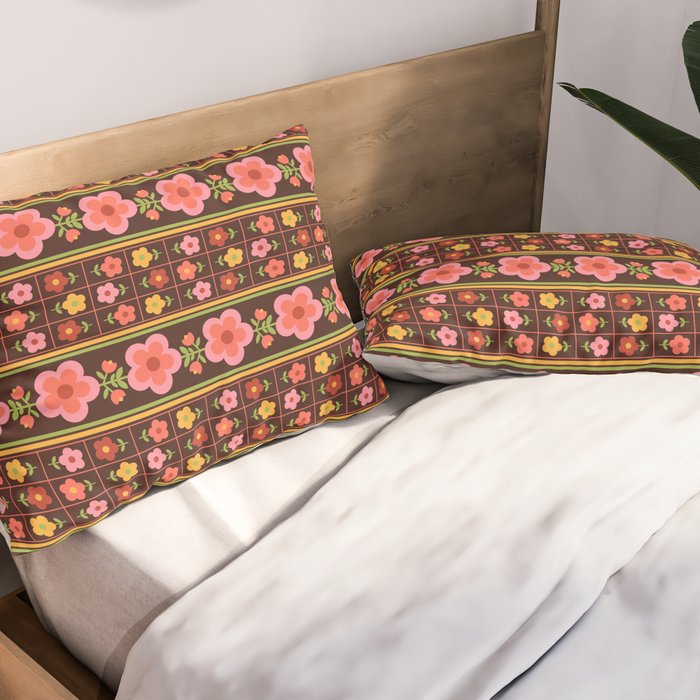 Retro Brownie Pillow Sham Gallery Image 2