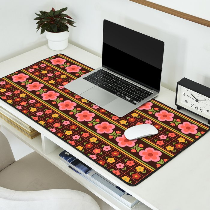 Retro Brownie Desk Mat Gallery Image 2