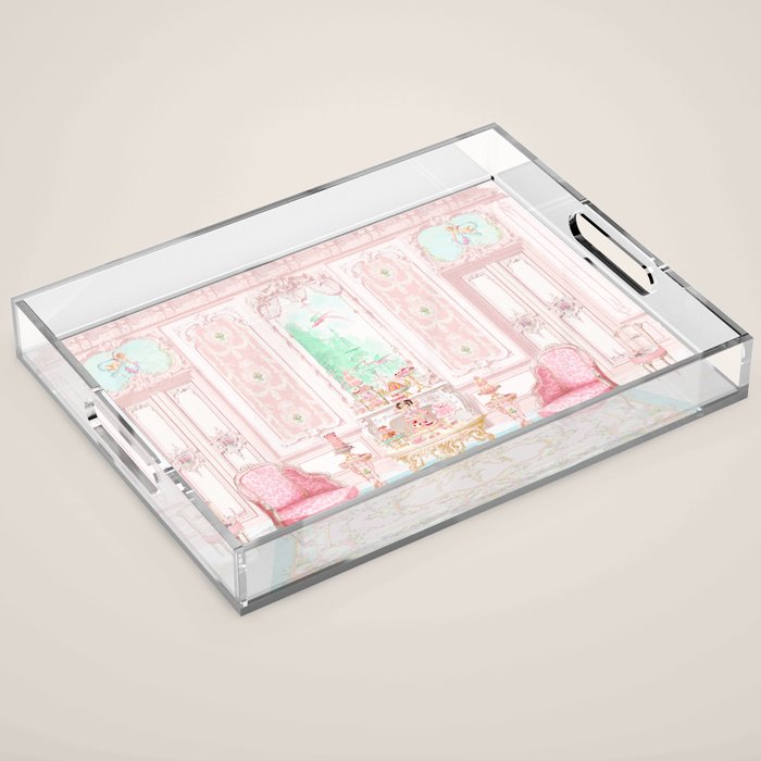 Marie Antoinette Tea in Paris  Acrylic Tray Gallery Image 1