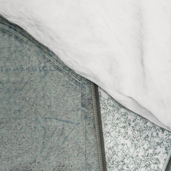 Teal And Grey Triangles Stained Glass Style Comforter Gallery Image 4