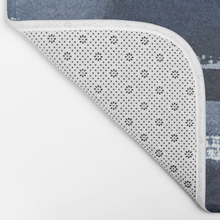 Blue Brush Bath Mat Gallery Image 2