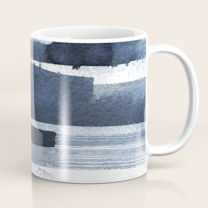 Blue Brush Coffee Mug Gallery Image 1