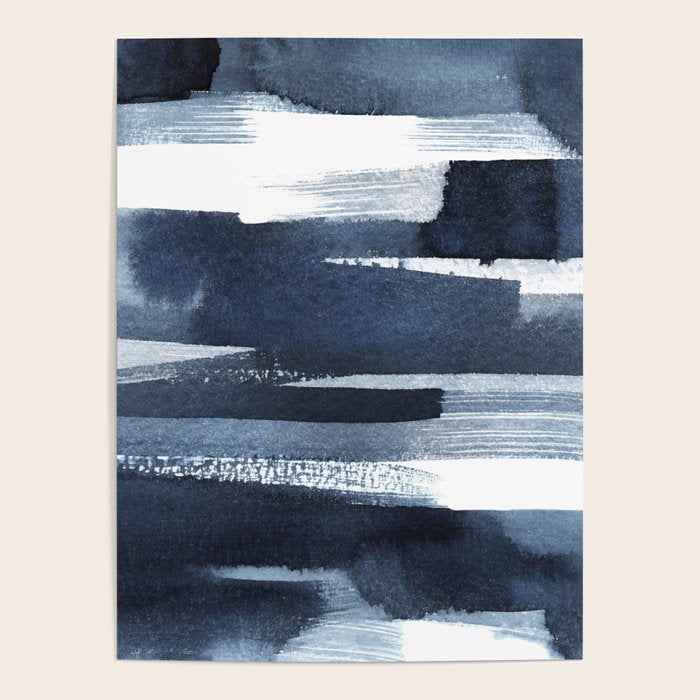 Blue Brush Poster Gallery Image 4