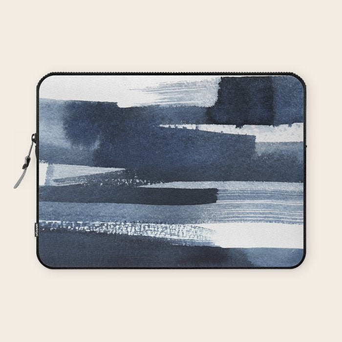 Blue Brush Laptop Sleeve Gallery Image 1