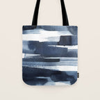 Blue Brush Tote Bag Gallery Image 1