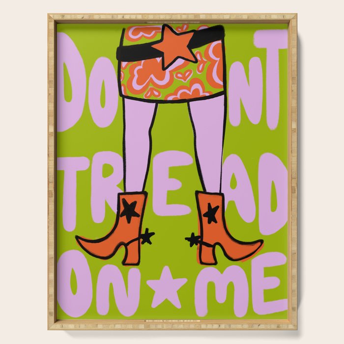 Don't Tread On Me Serving Tray Gallery Image 1